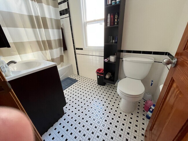 Bath from doorway - 215 Custer Ave