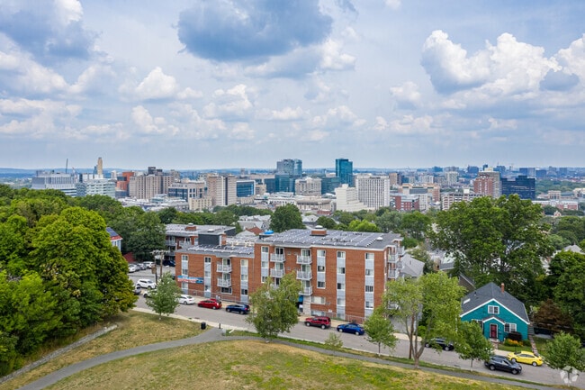 Aerial - Parker Hill Apartments