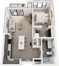 Interior Photo - The Brooks Apartments