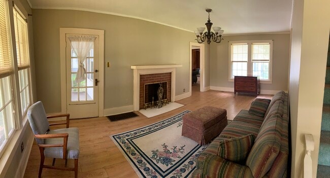 Living room from front door - 67 W End Ave