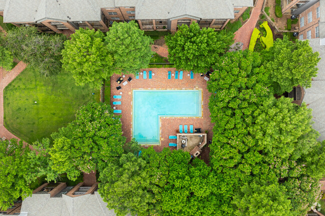 Aerial view of Pool - Oaks Hackberry Creek