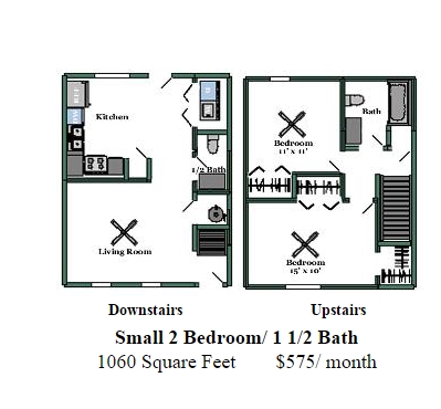 Se requieren 2 habitaciones, 1,5 baños - Brighton Park Apartments