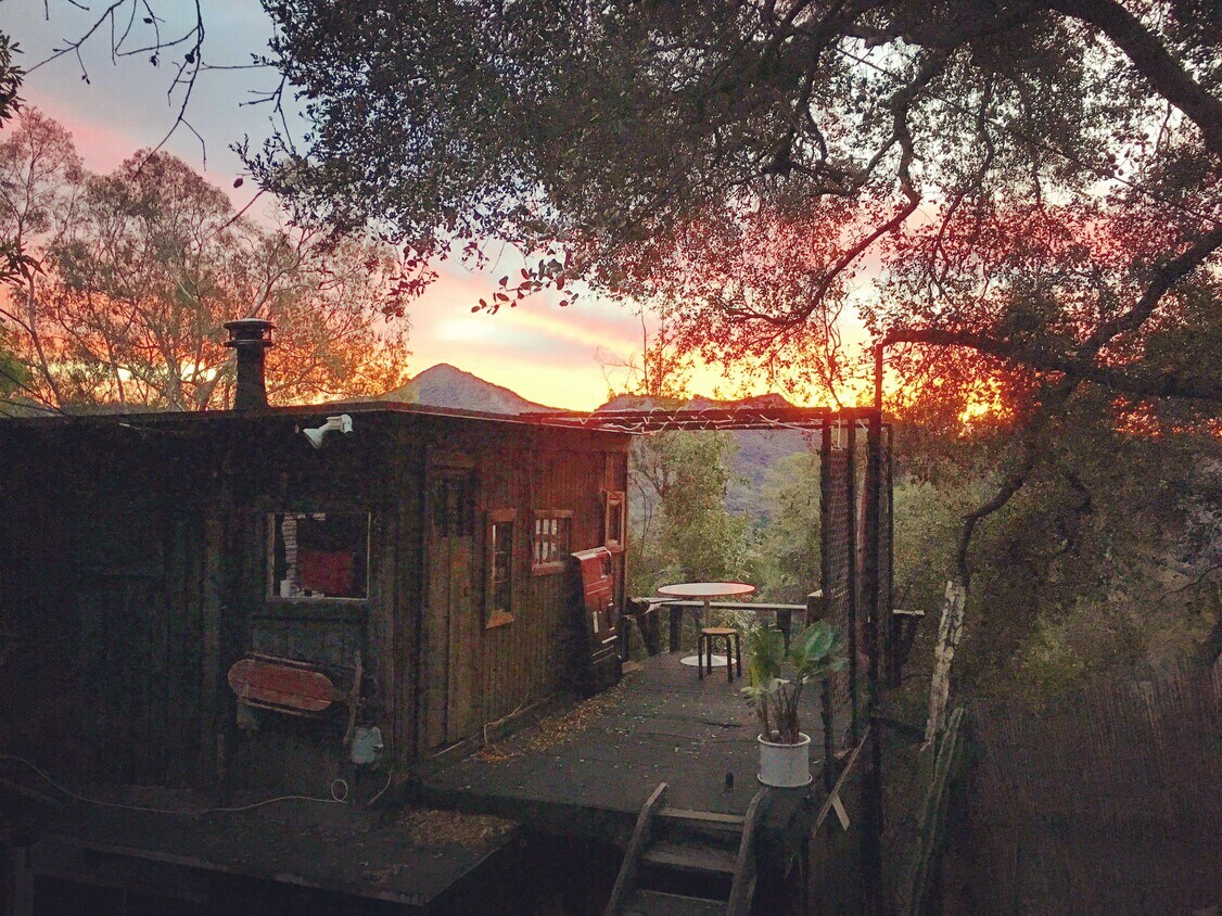 Rustic original cabin with beautiful views of the Topanga State Park - 19822 Grand View Dr