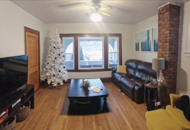 Living Space - Exposed Brick, Refinished Floors - 9702 Baltic Rd