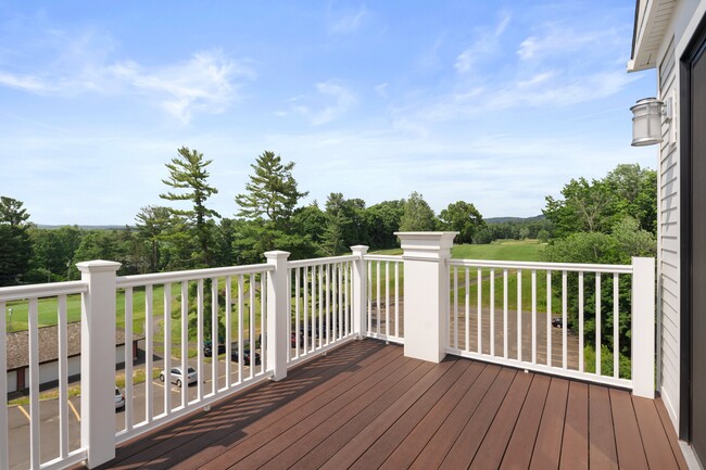 Sweeping views of the Farmington Valley off the deck - unit #302 - 788 Farmington Ave