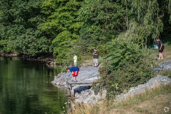 Families come to Cheat Lake Park near Westover to spend time together doing various activities.