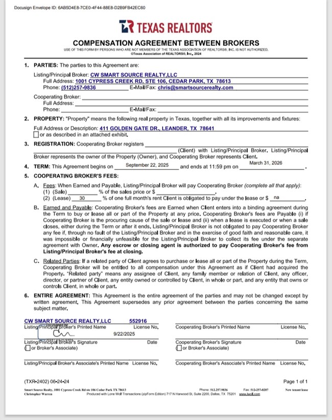 Foto del edificio - Beautifully Renovated Single-Story Gem in Leander