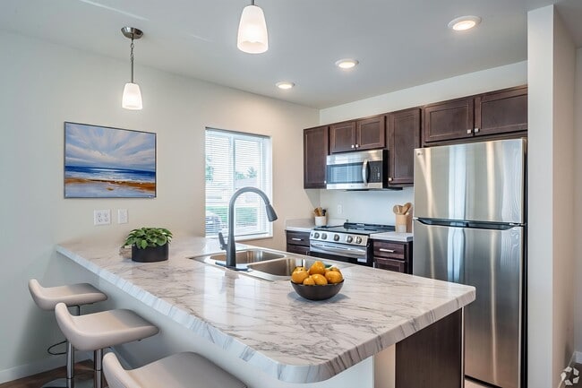 Virtually Furnished - Kitchen - The Arnie Apartments