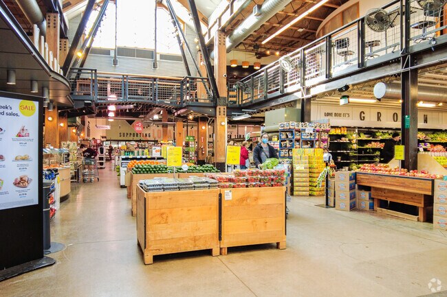 Whole Foods is a good destination for fresh groceries in Alameda, Oregon.