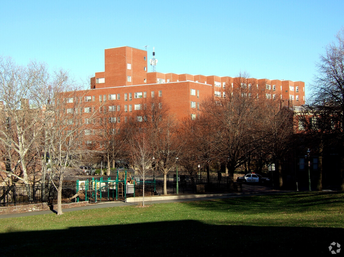 View from the southwest - Architects Housing