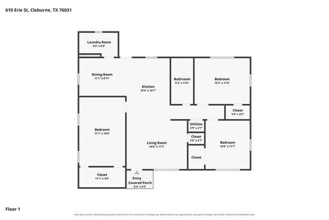 Foto del edificio - Inviting 3-Bedroom Cleburne Home with Fenced Yard