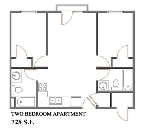 2BR/2BA - College Crossing