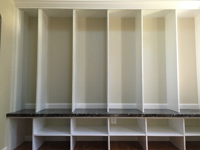 Front door foyer build-in storage - 7605 Fisher Dr