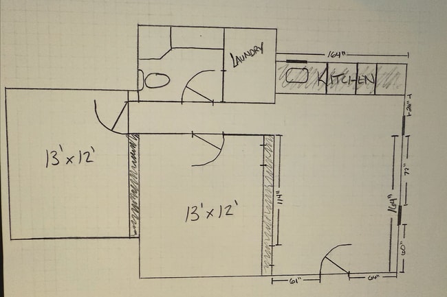 Apartment layout - 232 S Buchanan St
