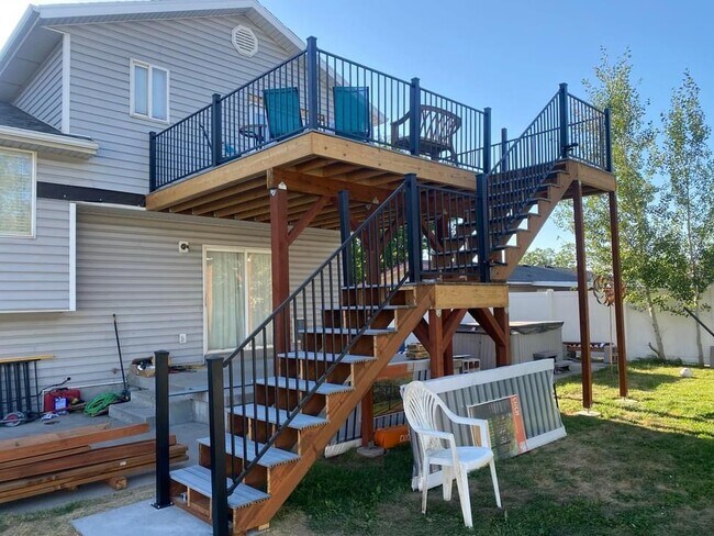 New patio just added - 1520 N 550 W