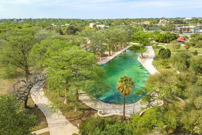 The San Pedro Springs Pool, a perfect place to beat the heat.