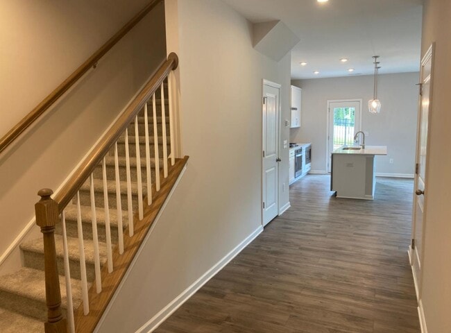 Stairs to the Second Floor - 814 Oak Center Dr