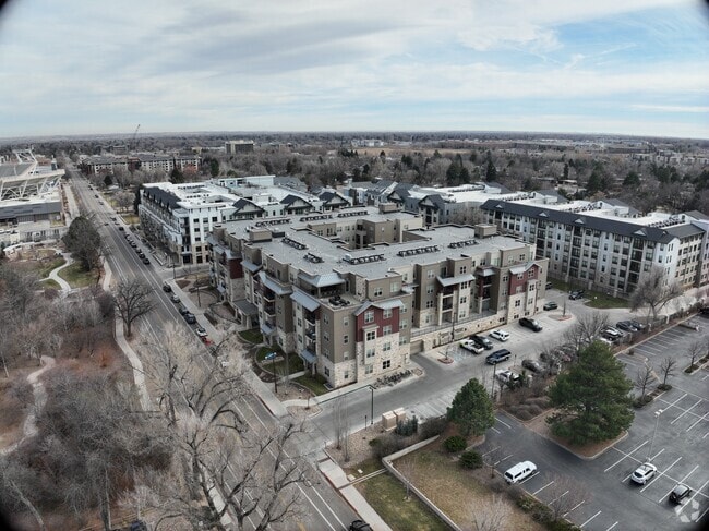 3D Exterior - Stadium Apartments:  Off-Campus Student Housing