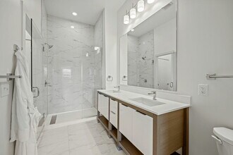 The bathroom of The Fans III - One Rangers Way