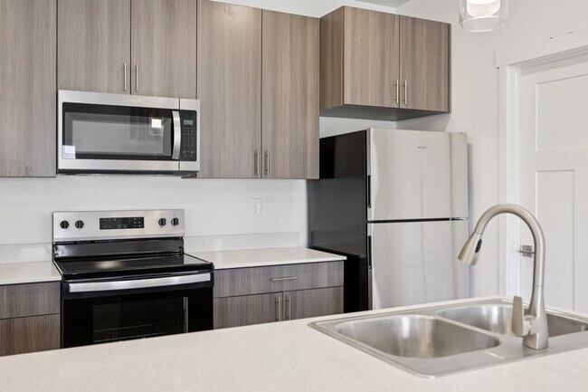 Cocina de dos habitaciones - River Meadows Apartments