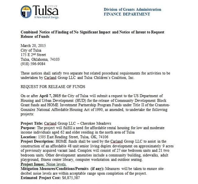 Cherokee Meadows Rentals Tulsa, OK