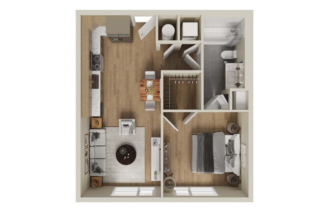 1 HABITACIÓN / 1 BAÑO - Blakey Apartments