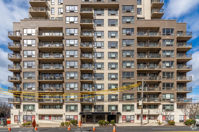 East facing facade - The Exo