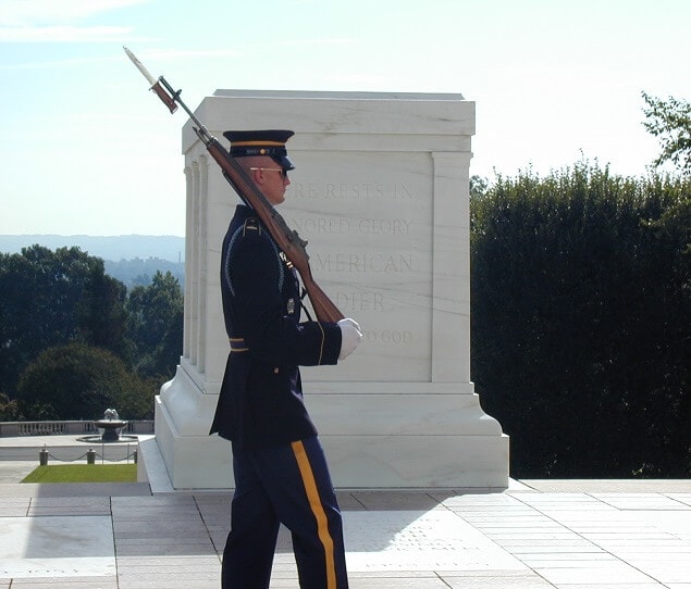 The Tomb of the Unkown Soldier in Arlington