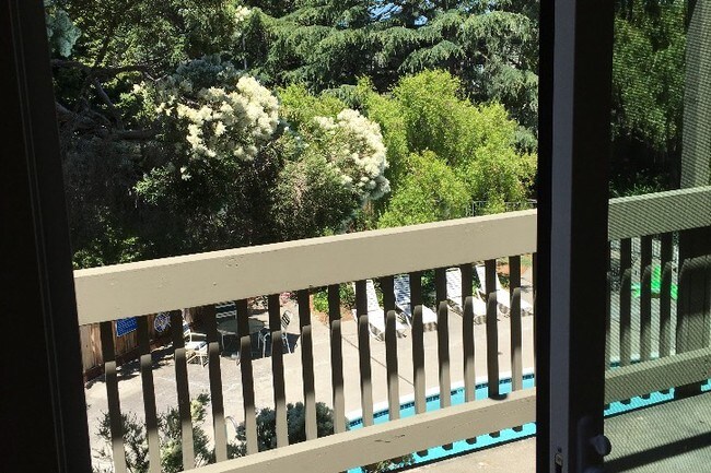Private deck overlooking one of several pools - 4189 George Ave