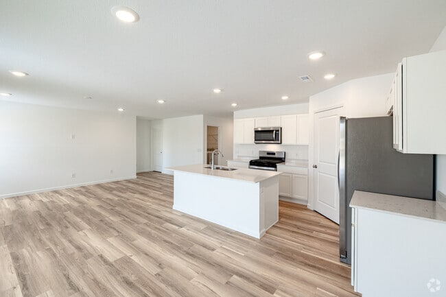 3BR, 2BA - 1,498SF - Unit A - Living Room - Thunderhawk Villas