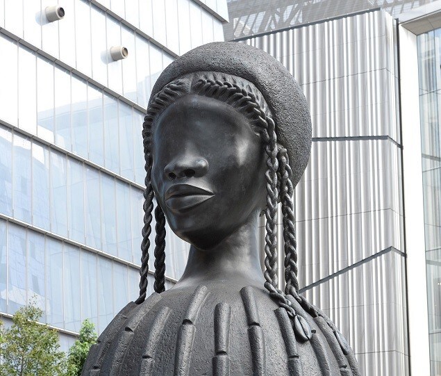 The Brick House sculpture by Simone Leigh was installed in May 2019