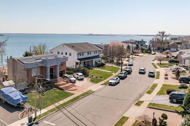 Waterfront homes are common in Merrick.