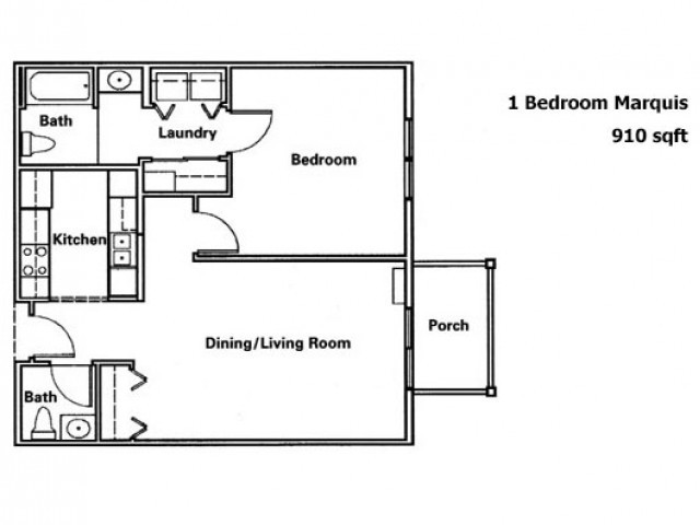 1BM - Regency Heights Apartments