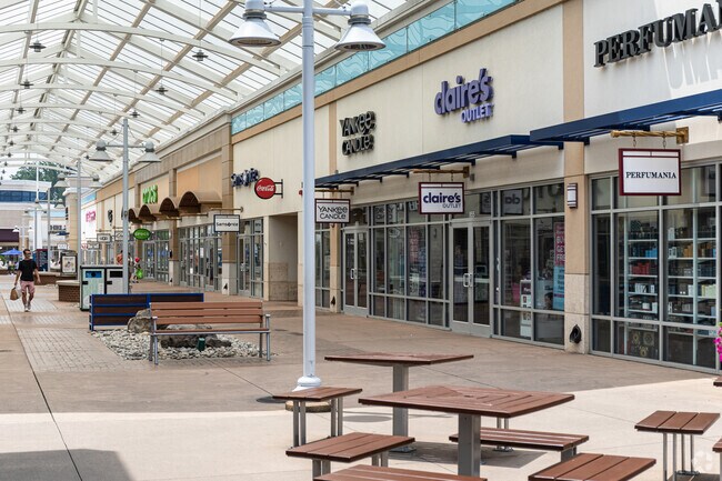 Look for the best deals at name brand stores in Fort Washington's Tanger Outlets.