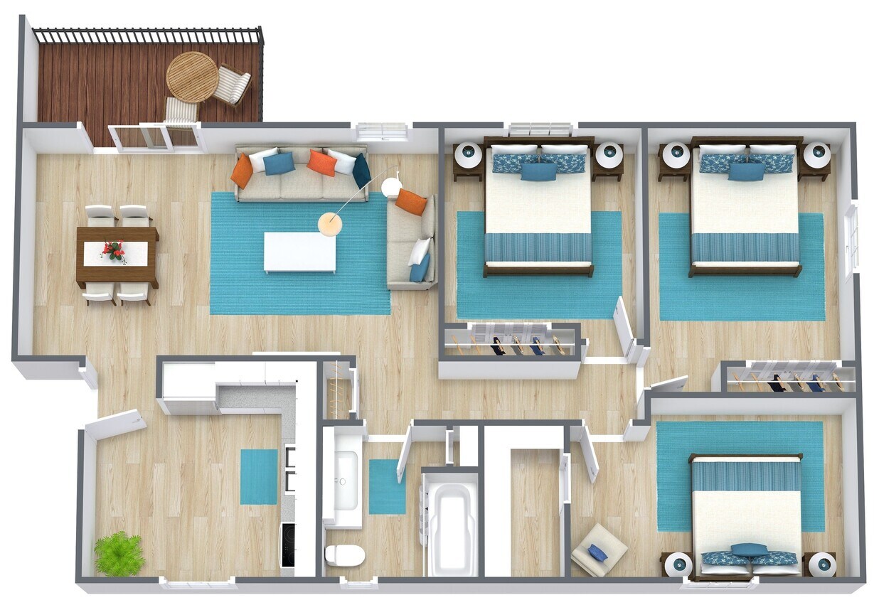 Corinth Gardens 3917 W 84th St Prairie Village, KS Apartments for