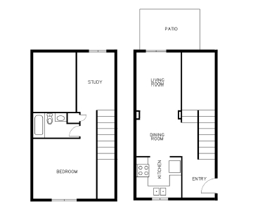 1HAB/1BA - Villas at Druid Hills