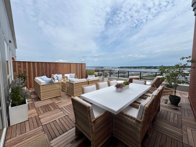 This industrial-inspired penthouse loft boasts chic interiors and ...