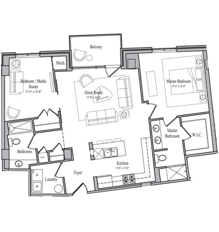 The Avenue District Apartments – Phase I - Floor plan 07