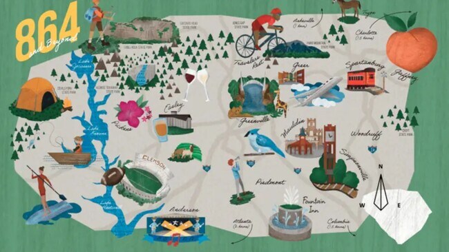 Mapa del área - 100 Textile Ct