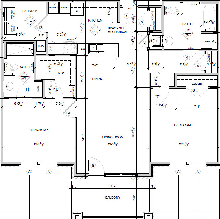 Plano de planta - Freedom Village