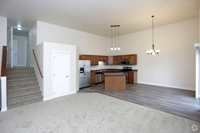 Living Area - Triangle Townhomes - STUNNING UNITS!