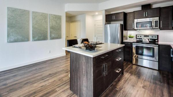 Link Apartments at Ellerslie Kitchen With Breakfast Bar - The Link