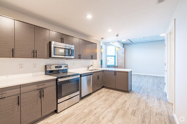 1BR, 1BA - Cocina 886SF - Burnside