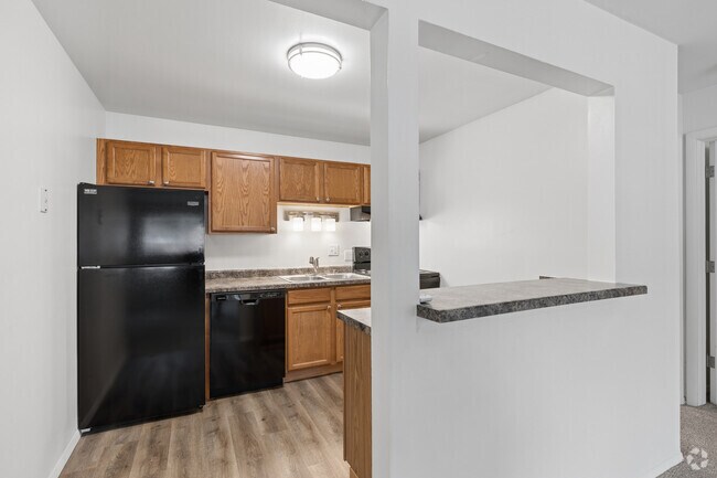 Apartamento renovado de 1 dormitorio y 1 baño - 675 pies cuadrados - Cocina - Pine Ridge