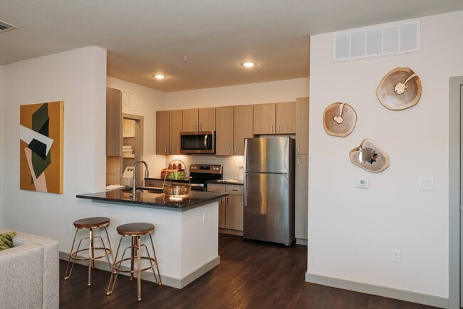 Newly Renovated Kitchen Area - Los Robles Apartments