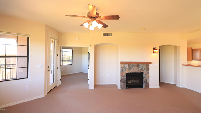 den and living room fireplace - 1716 Alpine Meadows Ln