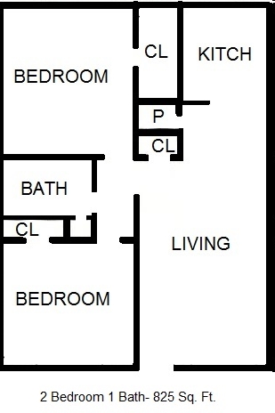 2HAB/1BA - Palomino Place Apartments