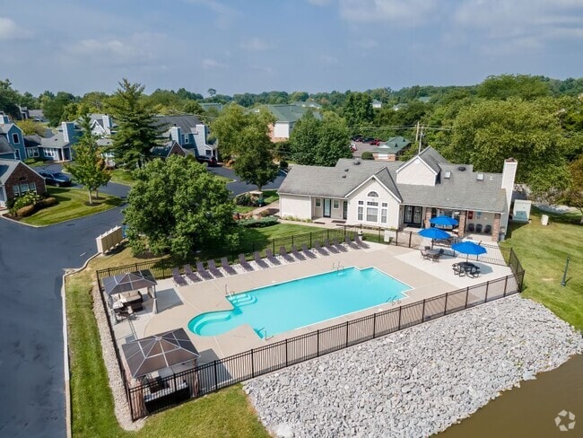 Sparkling Pool with Sundeck and Grill Area - Windridge Townhomes