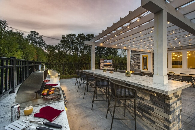 Outdoor Grill and Lounge Area - The Buckley Apartments
