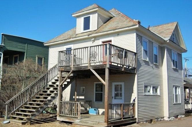 Back deck - 207 North Ave
